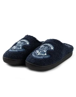 Harry Potter Womens Blue Hogwarts Mule Slippers