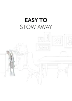 Hauck Beige Sit N Fold Highchair