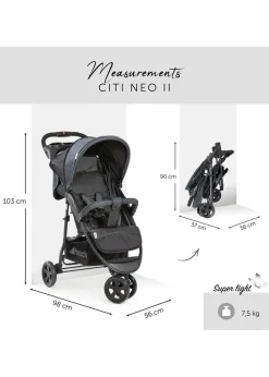 Hauck Black Citi Neo II Pushchair