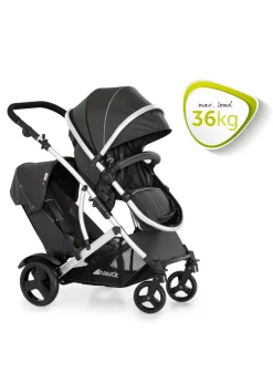 Hauck Black Duett 2 Tandem Pushchair