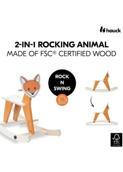 Hauck Fox Rock N Swing Wooden Rocker