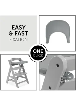 Hauck Grey Alpha Click Tray