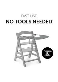 Hauck Grey Alpha Click Tray