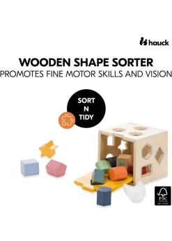 Hauck Sort N Tidy Wooden Sorting Cube