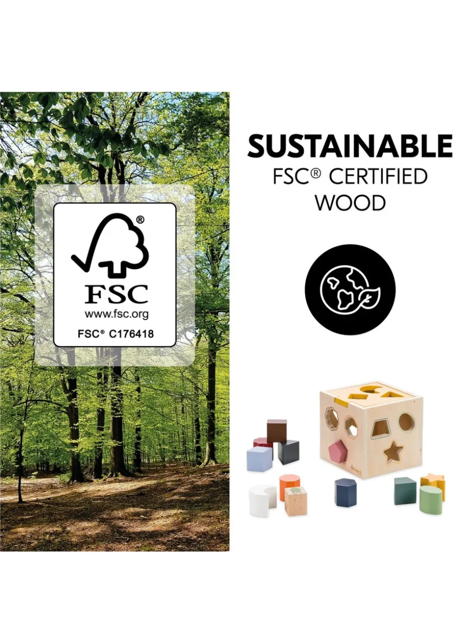 Hauck Sort N Tidy Wooden Sorting Cube