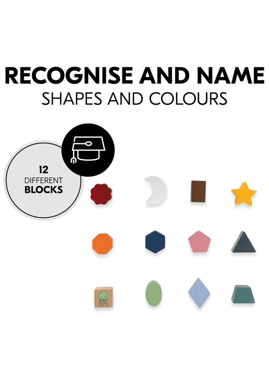 Hauck Sort N Tidy Wooden Sorting Cube