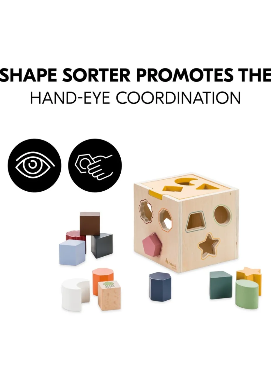 Hauck Sort N Tidy Wooden Sorting Cube