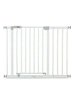 Hauck White Open N Stop Safety Gate (+ 21cm Extension)