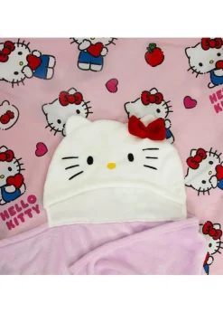 Hello Kitty Pink 3D Hooded Wearable Throw