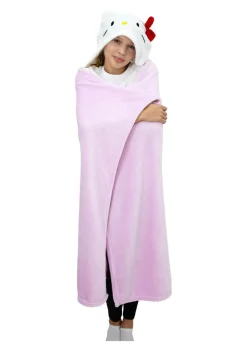 Hello Kitty Pink 3D Hooded Wearable Throw