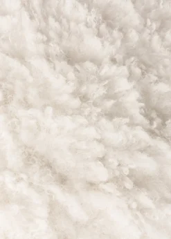 Heya Home Fluff Ball Faux Fur Filled Cushion (45cm x 45cm x 8cm)