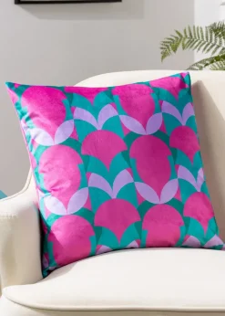 Heya Home Raeya Velvet Filled Cushion (45cm x 45cm x 8cm)