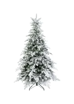 HOMCOM Green Artificial Christmas Tree with Snow Branches