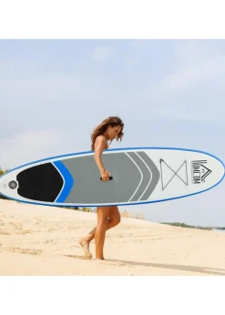 HOMCOM Inflatable Stand-Up Paddle Board SUP Accessories Carry Bag Blue (10ft)