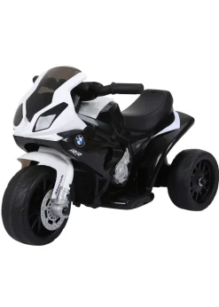 HOMCOM Kids Electric Ride on Motorcycle BMW Licensed with Headlights and Music (Black)