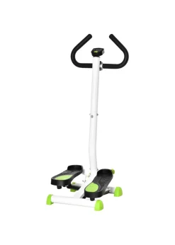 HOMCOM Twister Stepper Step Machine w/ LCD Screen White