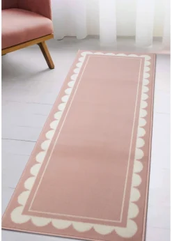 Homemaker Scallop Blush Runner