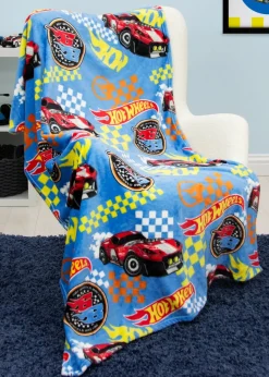 Hot Wheels Flame Fleece Throw