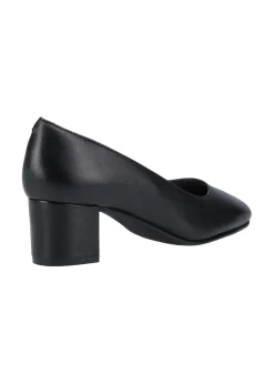 Hush Puppies Black Anna Court Shoe