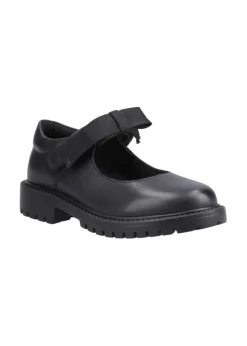 Hush Puppies Black Astrid Bow Senior