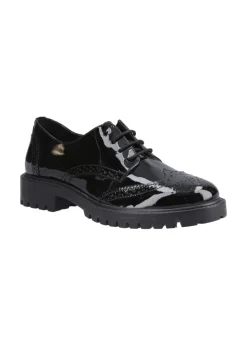 Hush Puppies Black Athena Patent Junior