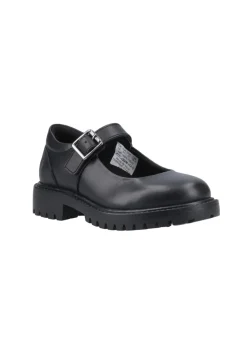 Hush Puppies Black Aurora Junior Shoe