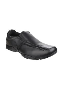 Hush Puppies Black Bespoke Senior School Shoe