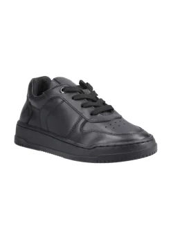 Hush Puppies Black Dougie Lace Senior