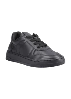 Hush Puppies Black Dougie Lace Junior