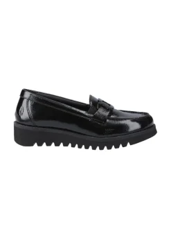 Hush Puppies Black Francis Loafer Patent