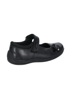 Hush Puppies Black Jessica Senior School Shoe