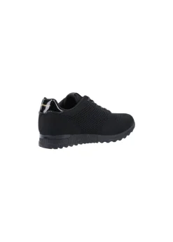 Hush Puppies Black Katrina Trainer