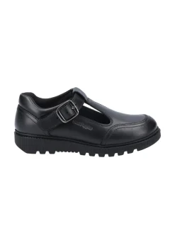 Hush Puppies Black Kerry Senior School Shoe