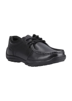 Hush Puppies Black Mackenzie Wallabee Junior