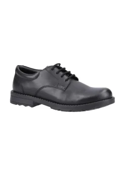Hush Puppies Boys Black Bruno Senior School Shoes (Older 3-6)
