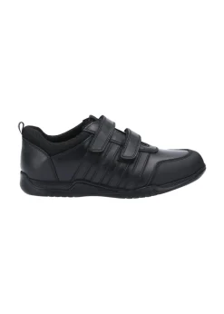 Hush Puppies Boys Black Josh Junior School Shoes (Younger 10-Older 2.5)
