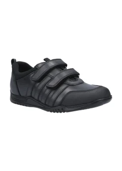 Hush Puppies Boys Black Josh Junior School Shoes (Younger 10-Older 2.5)