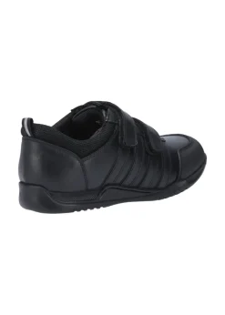 Hush Puppies Boys Black Josh Junior School Shoes (Younger 10-Older 2.5)