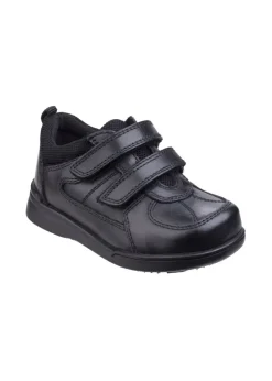 Hush Puppies Boys Black Liam Infant School Shoes (Younger 4 - 13)