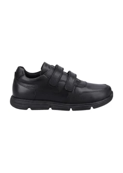 Hush Puppies Boys Black Lucas Senior School Shoes (Older 3-6)