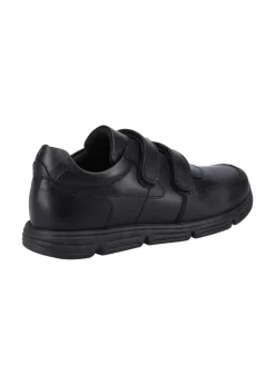 Hush Puppies Boys Black Lucas Senior School Shoes (Older 3-6)