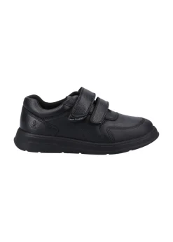 Hush Puppies Boys Black Ryan Jnr School Shoes (Younger 10 - Older 2)