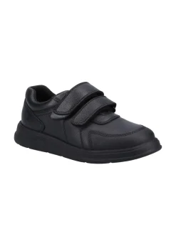 Hush Puppies Boys Black Ryan Jnr School Shoes (Younger 10 - Older 2)