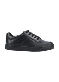 Hush Puppies Boys Black Shawn Junior School Shoes (Younger 10-Older 2)