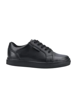 Hush Puppies Boys Black Sam Junior School Shoes (Younger 10-Older 2)