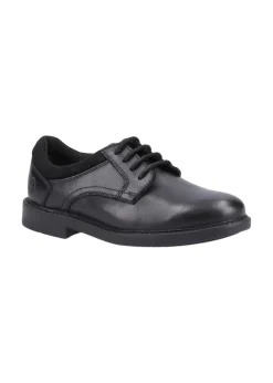 Hush Puppies Boys Black Tommy Senior School Shoes (Older 7-10)
