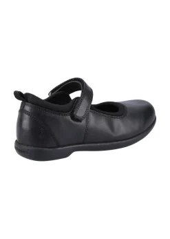 Hush Puppies Girls Black Bianca Snr School Shoes (Older 3-5)