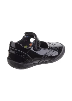 Hush Puppies Girls Black Rina Infant Patent School Shoes (Younger 6- 9.5)