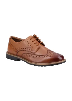 Hush Puppies Tan Verity Brogue