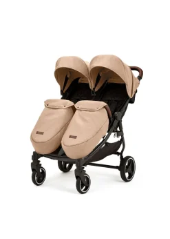 Ickle Bubba Beige Venus Max Double Stroller